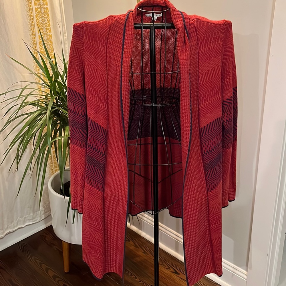 Anthropologie CAbi long sleeve cardigan sweater with two pockets